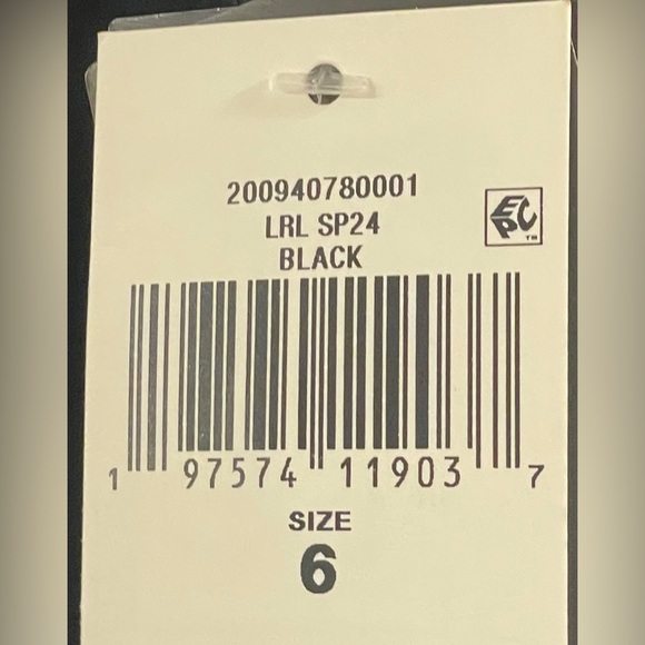 Lauren Ralph Lauren Floral Fit & Flare Black Multi. Size 6 Regular. $185 💕NWT - Picture 5 of 14